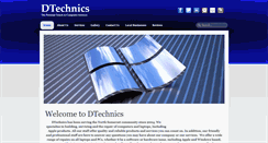 Desktop Screenshot of dtechnics.co.uk