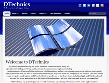 Tablet Screenshot of dtechnics.co.uk